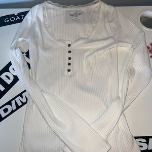 White Hollister Top